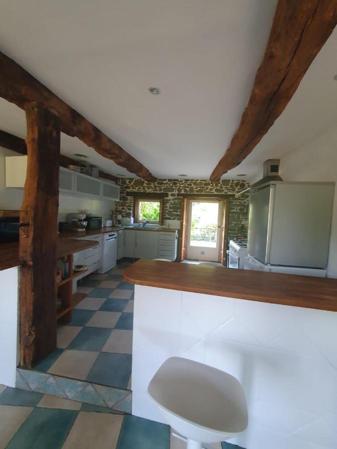 Maison En Pierre Dans Son Nid De Verdure Roz-Landrieux Luaran gambar