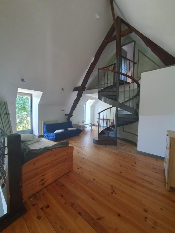 Maison En Pierre Dans Son Nid De Verdure Roz-Landrieux Luaran gambar
